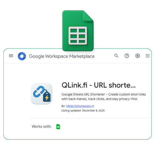 Shorten, customize, and track links inside Google Sheets
